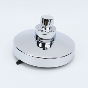Pommeau de douche rond à jet supérieur, design résistant à l'eau, effet pluie pressurisé pour hôtel - Product Image 1