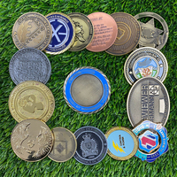 Diseño de logotipo personalizado venta de monedas de latón antiguo desafío de metal antiguo moneda conmemorativa