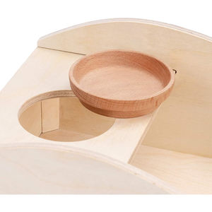 Bain de <span class=keywords><strong>sable</strong></span> pour hamster Boîte sans poussière-Douche en bois pour petits animaux et baignoire de <span class=keywords><strong>sable</strong></span> à creuser, convient aux hamsters, aux souris ou aux gerbilles - Product Image 4