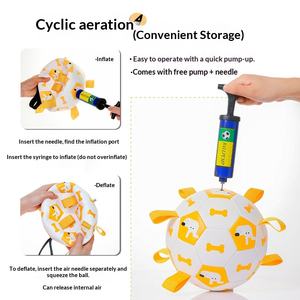 ETPU Hondenspeelgoed Bal Buiten Opblaasbaar Geluid Interactief Trainingsvoetbal Grensoverschrijdende Groothandel MG180 Model - Product Image 3