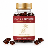Complément Énergétique Naturel à Base de Plantes pour Hommes : Maca Noire, Ginseng et Ashwagandha – 60 Capsules – Vente en Gros Usine – Nouveauté Très Demandée
