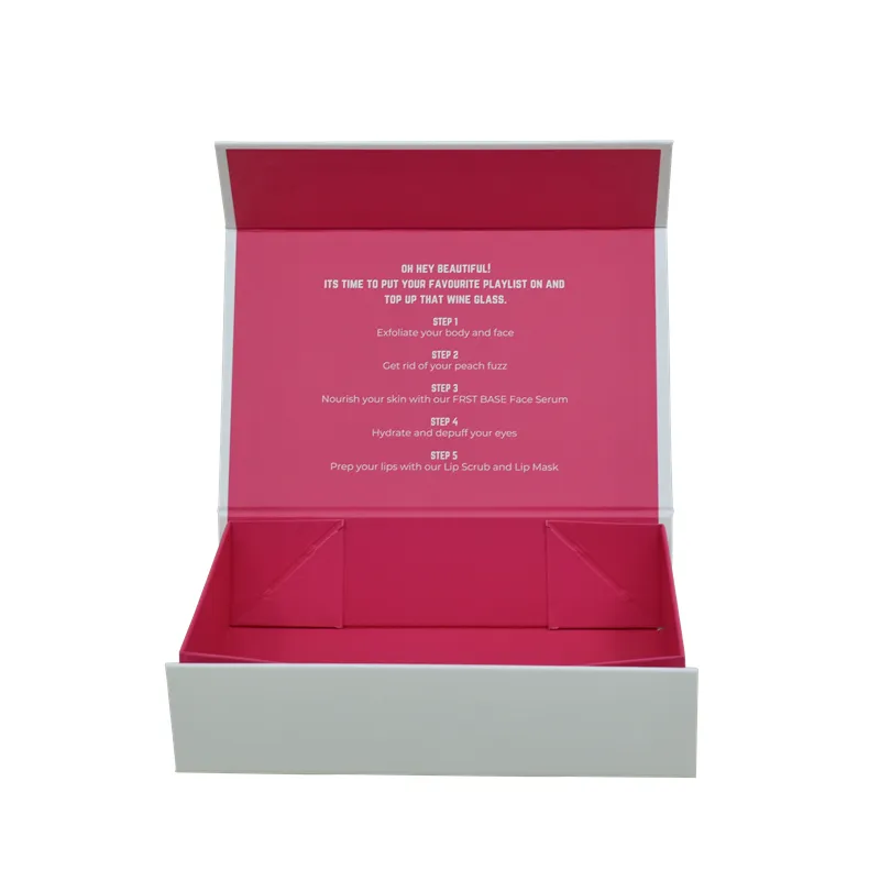 Échantillon gratuit Boîte d'emballage en papier magnétique en carton plié de luxe écologique Cadeau