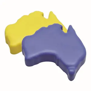 Khuyến mại PU bọt chống căng thẳng Aussie bản đồ hình logo tùy chỉnh Quà tặng khuyến mãi ss034 căng thẳng giảm bóng căng thẳng Aussie bản đồ