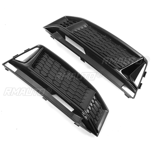 Para Audi A4 B9 S-Line S4 2016 2017 2018, cubierta de faro antiniebla delantero, embellecedor de luz antiniebla, rejilla de malla de nido de abeja, accesorios para coche - Product Image 3