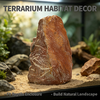 Décoration de terrarium : Accessoire décoratif pour la création de scènes, roche artificielle pour reptiles