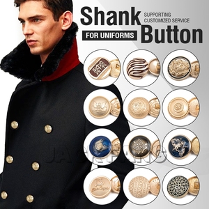 Custom Vintage Fleur De Lis Blazer Gold Uniform Coat <strong>Buttons</strong> Zinc Alloy Plating Technique <strong>Suit</strong> Sewing Shank <strong>Button</strong> for Sale - Product Image 3