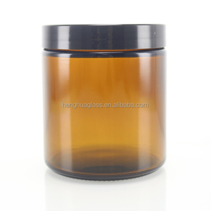 60ml 120ml 170ml 250ml 500ml <span class=keywords><strong>1000ml</strong></span> hổ phách thủy tinh lưu trữ lọ hình tròn rộng moouth Nâu Kính <span class=keywords><strong>container</strong></span> Jar với nắp - Product Image 5