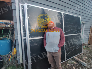 Kuda stabil kualitas tinggi Harga terbaik penjualan populer tugas berat Stan kuda portabel sementara - Product Image 3