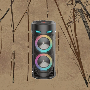 12-inch DJ âm nhạc lớn sừng Phụ Woofer loa di động chuyên nghiệp cho các bên vườn lớn ngoài trời buổi hòa nhạc Xe đẩy bao gồm - Product Image 3