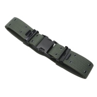 Ceinture tactique durable et protectrice en sangle PP avec boucle en cuivre à anneau en D, personnalisable CE ISO