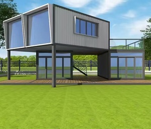 Mejores Precios Casa Modular Villa Personalizada de 20 Pies, Edificio de Oficinas Plegable Desmontable, Casa Contenedor Prefabricada para Uso como Dormitorio de 40 Pies - Product Image 4