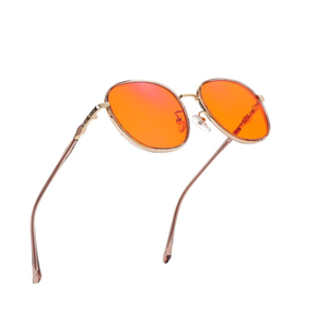 Marco óptico de metal anti-radiación naranja rojo CR39 bloque anti luz azul bloqueo azul corte protector digital <span class=keywords><strong>ordenador</strong></span> <span class=keywords><strong>gafas</strong></span> - Product Image 4