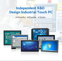 Monitor Táctil Industrial Touchwo de 15.6 Pulgadas, Aluminio, VGA, 700-1000 Nits, Alto Brillo, IP65 Impermeable, Panel de Marco Abierto