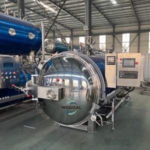 Stérilisateur de denrées en conserve, autoclave à vapeur par pulvérisation d'eau pour le traitement alimentaire des bouteilles en PP/<span class=keywords><strong>bocaux</strong></span> en verre/sachets rétractables - Product Image 2