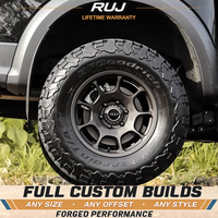 Jantes forgées RAYS ZE40X pour SUV tout-terrain, style Beadlock, jantes en alliage léger, 17-20 pouces pour Toyota Tacoma Ford Ranger Nissan Nava