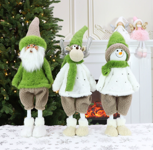 Muñeca de Peluche de Princesa para Árbol de Navidad, Linda Muñeca de Peluche con Sombrero Alto, Trenzas y Piernas Largas, Muñecas Decorativas para Escritorio o Gabinete - Product Image 5