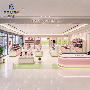 Nouveau design de mobilier de vente au détail pour l'aménagement de magasins de produits de beauté en centre commercial, étagères de magasin de cosmétiques, design de boutique de gloss à lèvres - Product Image 5
