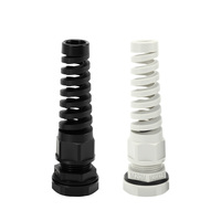 Passe-câble en nylon anti-flexion IP68 industriel basse tension multi-calibre avec joint à ressort résistant à la torsion pour fixation de câbles
