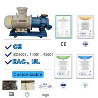 Bomba Magnética CQB Resistente a Altas Temperaturas, Material de Fluoruro Premium para la Transportación de Líquidos Químicos Corrosivos