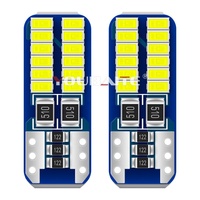 Auto 12V LED Kennzeichen Keil Seite Innen kuppel LED-Lampe W5w T10 24smd Park Lese lampe