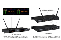 Kit professionnel de microphones sans fil UHF 4 canaux True Diversity, vente en gros d'usine OEM ODM pour performances en direct et églises