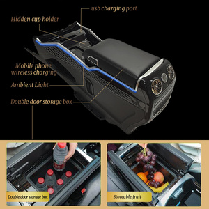Adecuado para <span class=keywords><strong>Mercedes</strong></span> Toyota, accesorios interiores para coche, caja de reposabrazos central integrada de carga inalámbrica, caja/consola para Reposabrazos de coche - Product Image 6