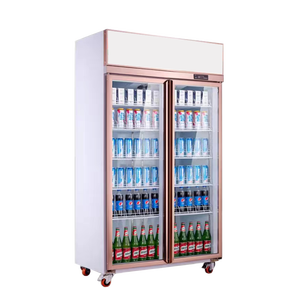 Réfrigérateur vertical de boisson vertical de porte en verre triple de cuisine de victoire pour l'usage d'hôtel et de restaurant de cuisine - Product Image 2