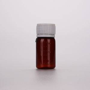 Mini 1oz 2oz 3oz Medizin pille Flüssiger Hustens aft Plastik flasche mit kinder sicherer Sicherheits kappe - Product Image 1