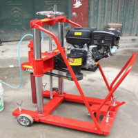Machine de forage de carottage à moteur essence pour asphalte, béton, routes et trous de sondage, pour la pose de clous routiers