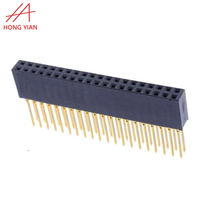 Conector Apilable PC104 de 2.54mm, Receptáculo Hembra de 2x20 Pines, Pines Largos, para Raspberry Pi