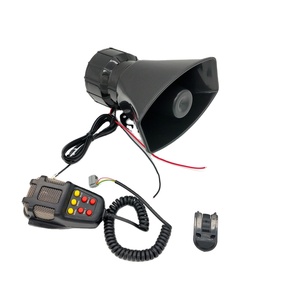 Avertisseur sonore 12V à sept tons pour voiture et <span class=keywords><strong>moto</strong></span> avec <span class=keywords><strong>annonce</strong></span> vocale et alarme - Product Image 1