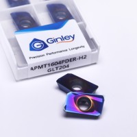Plaquettes de fraisage en carbure Ginley APMT1604PDER-H2, outil de fraisage à face interchangeable pour machine CNC