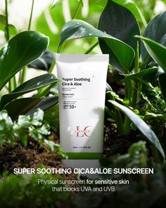 Lance Private Label Centella Sunscreen SPF 50 Bloc Rayons <span class=keywords><strong>YVA</strong></span>/UVB Soins de la peau coréens Écran solaire minéral Usage quotidien - Product Image 3