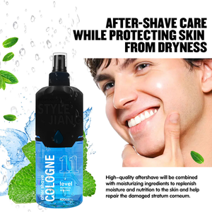 Loción para Después del Afeitado para Hombre, Marca Propia, 400 ml |   Cuidado Orgánico para la Barba, Gel en Spray Hidratante y Calmante con <span class=keywords><strong>Colonia</strong></span> - Product Image 5