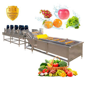 Laveuse à bulles commerciale pour fruits et légumes en acier inoxydable – Machine de nettoyage pour la restauration et la livraison - Product Image 6