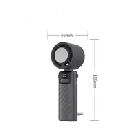 Nouveau ventilateur portatif haute vitesse avec fonction de refroidissement, 100 réglages de vitesse, mini ventilateur USB pliable, affichage numérique, ventilateur de refroidissement portable