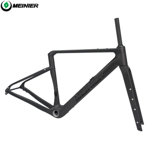 Nouveau cadre de vélo de gravier en carbone avec boîte à outils, cadre de vélo de route en carbone léger avec frein à disque, axe traversant 142x12mm UDH - Product Image 6