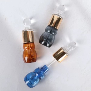 Nuevas Botellas de <span class=keywords><strong>Vidrio</strong></span> para Aceites Esenciales, Multicolores, Estilo Lujoso, Electrochapadas, de 6ml y 12ml, Combinables <span class=keywords><strong>con</strong></span> Cajas de Empaque - Product Image 2