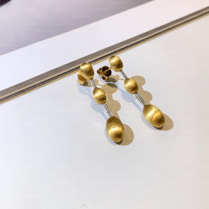 Boucles d'oreilles clous de luxe GEMLOVE en or 18 carats avec diamant rond de 0,096 carat cultivé en laboratoire pour fiançailles, mariage et occasions spéciales - Product Image 6