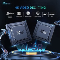 TV Box X96M200 con Amlogic S905X, Wi-Fi Gigabit Dual, Android 14, 4K, Decodificador de Calidad de Exportación
