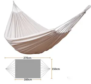 Factory Direct Price Net White Canvas Outdoor Hammock