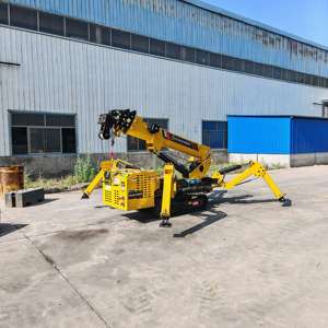 Chất lượng cao 3ton Spider xách tay Lift Crane điều khiển từ xa thủy lực Telescopic gấp Spider Crane - Product Image 5