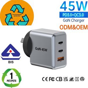 <span class=keywords><strong>Cargador</strong></span> <span class=keywords><strong>de</strong></span> Pared Rápido USB-C Tommox <span class=keywords><strong>de</strong></span> 45 W con PD 3.0 para <span class=keywords><strong>iPad</strong></span>, Teléfono Inteligente, Tableta, Teléfono Samsung, <span class=keywords><strong>Cargador</strong></span> <span class=keywords><strong>de</strong></span> iPhone, Carga Rápida <span class=keywords><strong>Original</strong></span> - Product Image 1