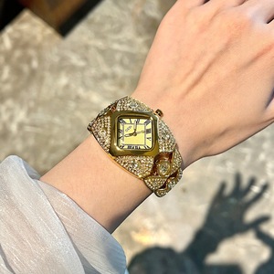 Elegante Reloj de Pulsera para Mujer, Estilo Brazalete, Brillante, Retro, Reloj de Cuarzo, Joyería - Product Image 3