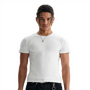 Blank <strong>Compression</strong> Promotional Wholesale <strong>White</strong> t <strong>Shirts</strong> for Men Cotton Custom t <strong>Shirt</strong> Bulk Supplier - Product Image 1