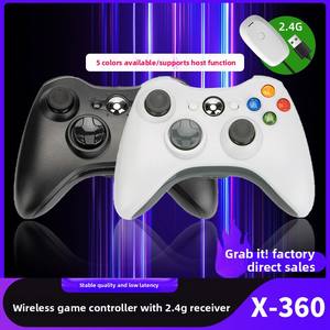 Controlador con Cable para XBOX360, Controlador de Juego Somatosensorial con Vibración de 2.4G para 360 y PC - Product Image 2