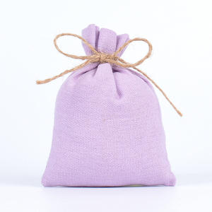Custom Logo Silk Cosmetic Linen Drawstring <b>Bags</b> 10*15cm Jute Sack for Jewelry Display Gift Candy Screen Printing Recyclable - Product Image 3