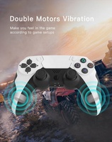 Manette de jeu sans fil YLW la plus récente à double vibration, avec moteur de vibration, bouton Turbo et prise casque pour Pro/Slim
