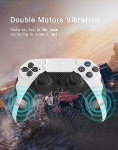 Nuevo Control Inalámbrico YLW de Doble Vibración para Videojuegos, con Botón Turbo, Conector para Auriculares, para Pro/Slim/ - Product Image 3