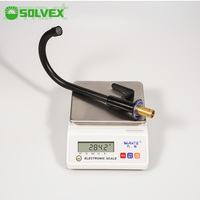 Keran Dapur SOLVEX Modern Single-handle Stainless Steel dengan Semprotan Tarik Turun, Pemasangan di Dek, untuk Penggunaan Hotel & Mal